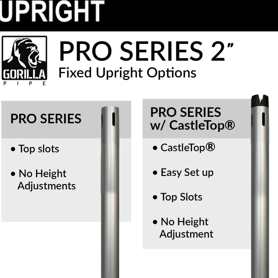 1-Panel Pipe and Drape Kit / Backdrop - 8ft Tall (Non-Adjustable - 1.5" Break Apart Uprights)