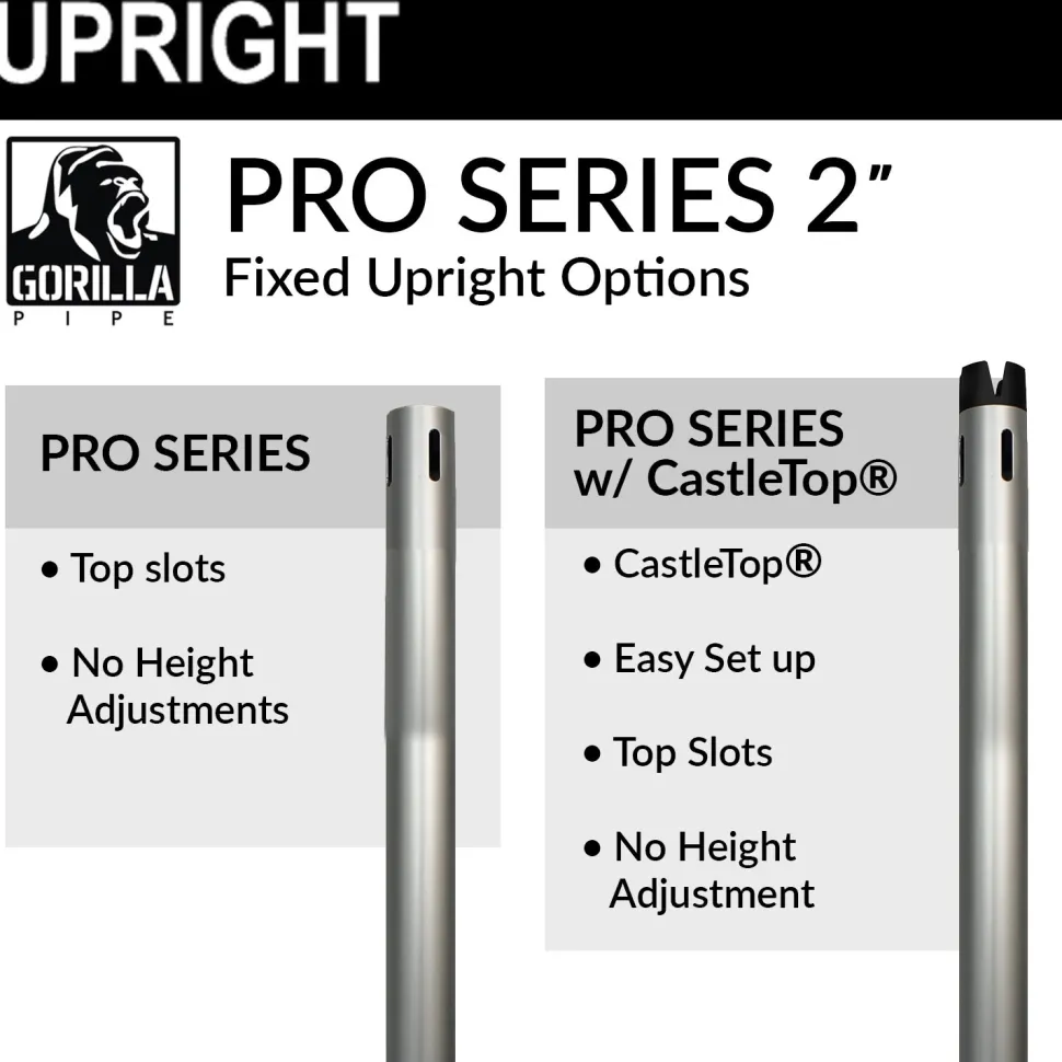 1-Panel Pipe and Drape Kit / Backdrop - 8ft Tall (Non-Adjustable - 1.5" Break Apart Uprights)
