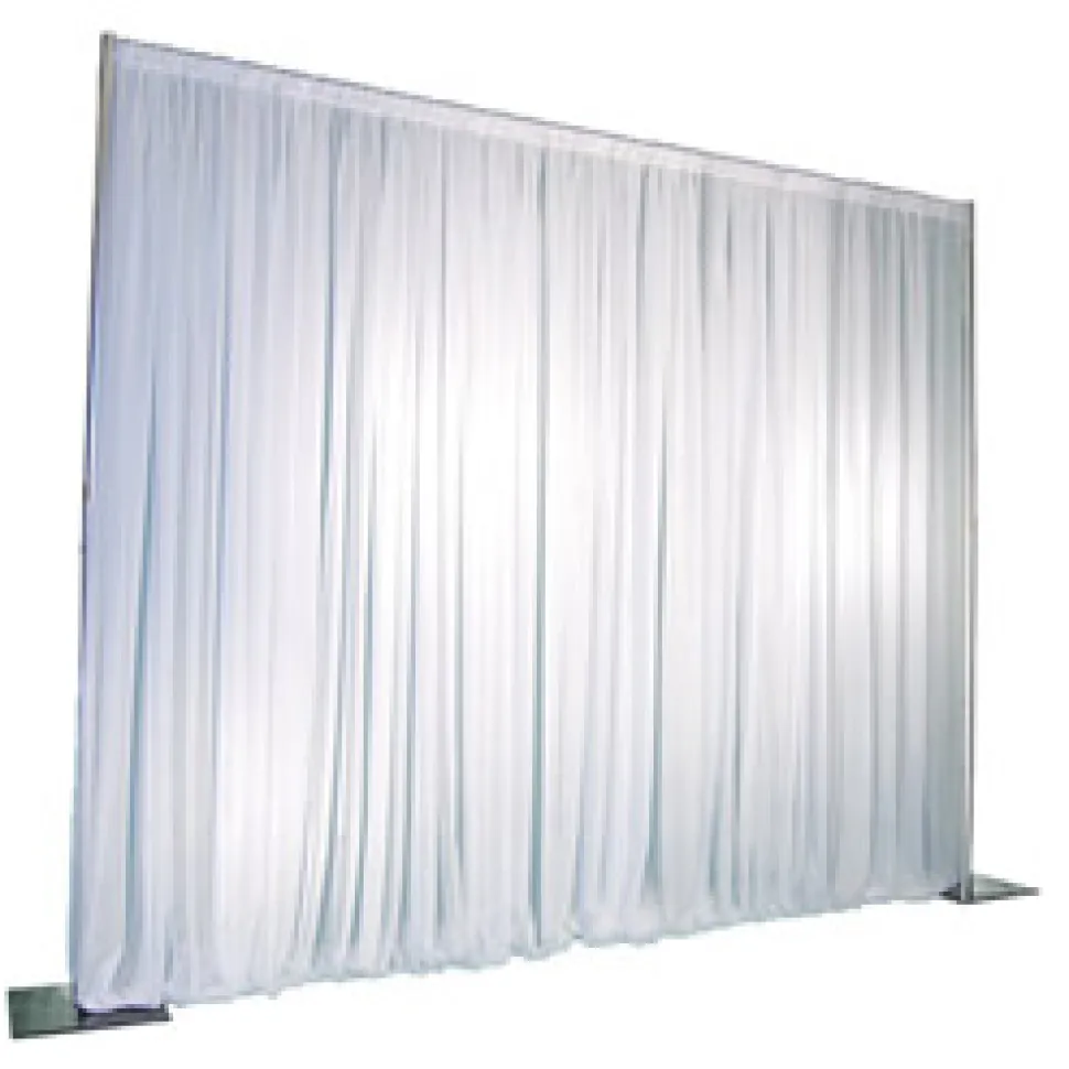 7-Panel Pipe and Drape Kit / Backdrop - 8-14 Feet Tall (Adjustable)