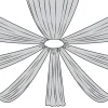 8-Panel Starburst 15ft Ceiling Draping Kit (32 Feet Wide)