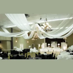 8-Panel Starburst 15ft Ceiling Draping Kit (32 Feet Wide)