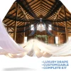 10-Panel Starburst 40ft Ceiling Draping Kit (82 Feet Wide)