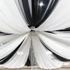10-Panel Starburst 30ft Ceiling Draping Kit (62 Feet Wide)