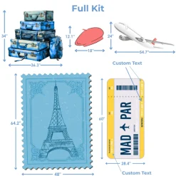 Paris Passport Foam Core Backdrop Kit by PopScene™