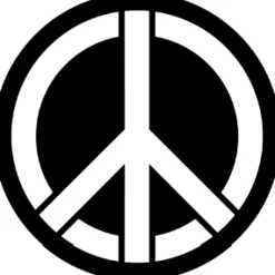 Peace - Stock Gobo for Gobo Light Projectors - Choose your size!