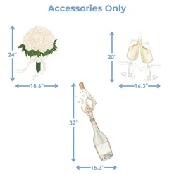 Pearl Promise Foam Core Backdrop Kit by PopScene™