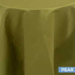 Pear - Royal Slub Designer Tablecloth - Many Size Options