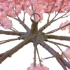 Pink Cherry Blossom Hanging Floral Chandelier | ModTree™ Collection
