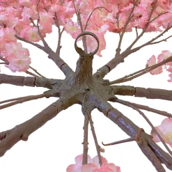 Pink Cherry Blossom Hanging Floral Chandelier | ModTree™ Collection