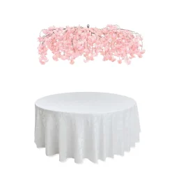 Pink Cherry Blossom Hanging Floral Chandelier | ModTree™ Collection