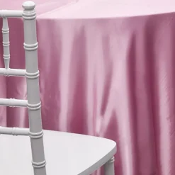 PINK - Deco Satin Tablecloth by Eastern Mills - Size Options