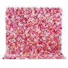 Pinks & White Mixed Florals - Curtain Style Floral Wall - Easy Install! Select Size