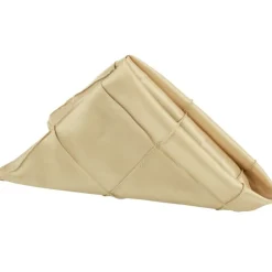 Pintuck Taffeta Napkins - Champagne