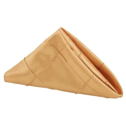 Pintuck Taffeta Napkins - Gold