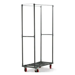 Plastic Folding Chair Cart