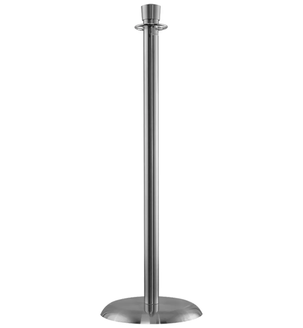 Polished Chrome Lobby Stanchions