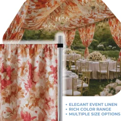 Pomegranate Florence Curtain Panel w/ 4