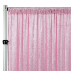 Premade Velvet Backdrop Curtain 12ft Long x 52in Wide in Pink