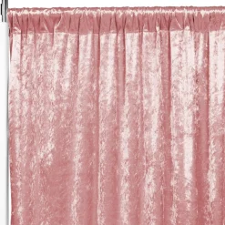 Premade Velvet Backdrop Curtain 16ft Long x 52in Wide in Dusty Rose/Mauve