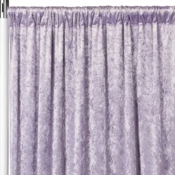 Premade Velvet Backdrop Curtain 12ft Long x 52in Wide in Wisteria