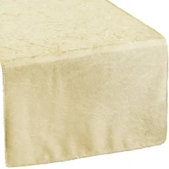 Premade Velvet Table Runner - Champagne