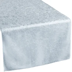 Premade Velvet Table Runner - Dusty Blue