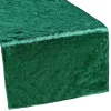 Premade Velvet Table Runner - Emerald Green