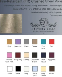 Premium Criss-Cross Curtain 1 Panel Backdrop - Height: 8-20ft