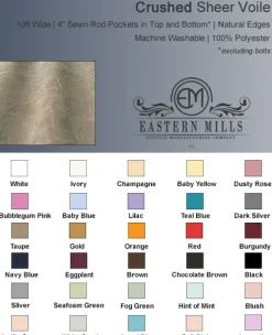 Premium Criss-Cross Curtain 4 Panel Backdrop - Height: 6-10ft