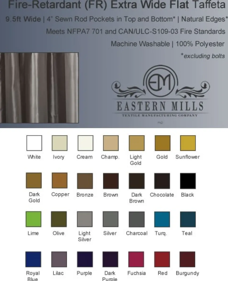 Premium Criss-Cross Curtain 4 Panel Backdrop - Height: 6-10ft