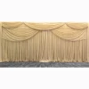 Premium Double Valance 2 Panel Backdrop - Height: 6-14ft