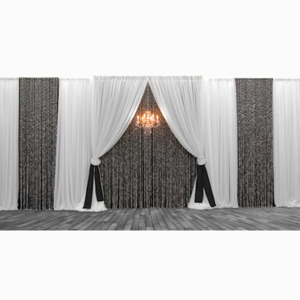 Premium Mixed Custom 3 Panel Backdrop - Height: 6-14ft