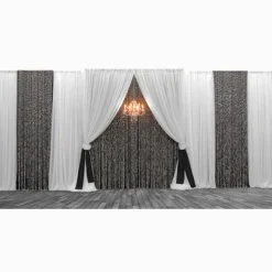 Premium Mixed Custom 3 Panel Backdrop - Height: 7-12ft