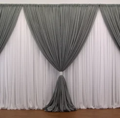 Premium Two Tone 2 Panel Backdrop - Height: 8-20ft