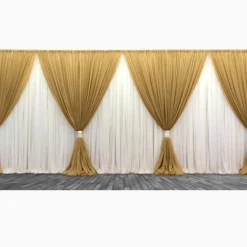 Premium Two Tone 3 Panel Backdrop - Height: 7-12ft
