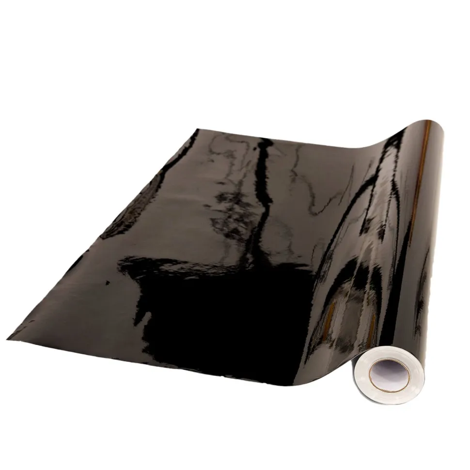 Premium Vinyl Dance Floor or Runner Wrap Custom Size - Gloss Black