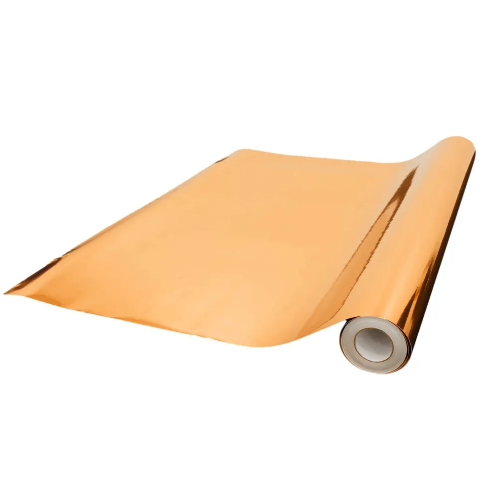 Premium Vinyl Dance Floor or Runner Wrap Custom Size - Rose Gold Mirror