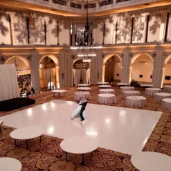 Premium Vinyl Dance Floor Wrap - White Gloss & Matte - Multiple Sizes