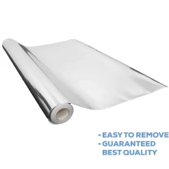 Premium Vinyl Dance Floor Wrap Roll - Silver Mirror