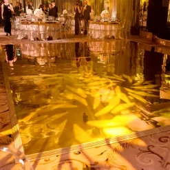 Premium Vinyl Dance Floor Wrap - Gold Mirror - Multiple Sizes