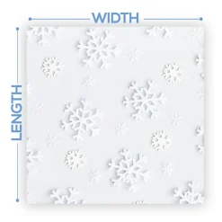 Premium Vinyl Dance Floor Wrap Custom Size - Christmas Day A Cold Winter