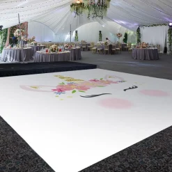 Premium Vinyl Dance Floor Wrap Custom Size - Children's Birthday Unicornia
