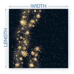 Premium Vinyl Dance Floor Wrap Custom Size - New Year's Day Star Struck