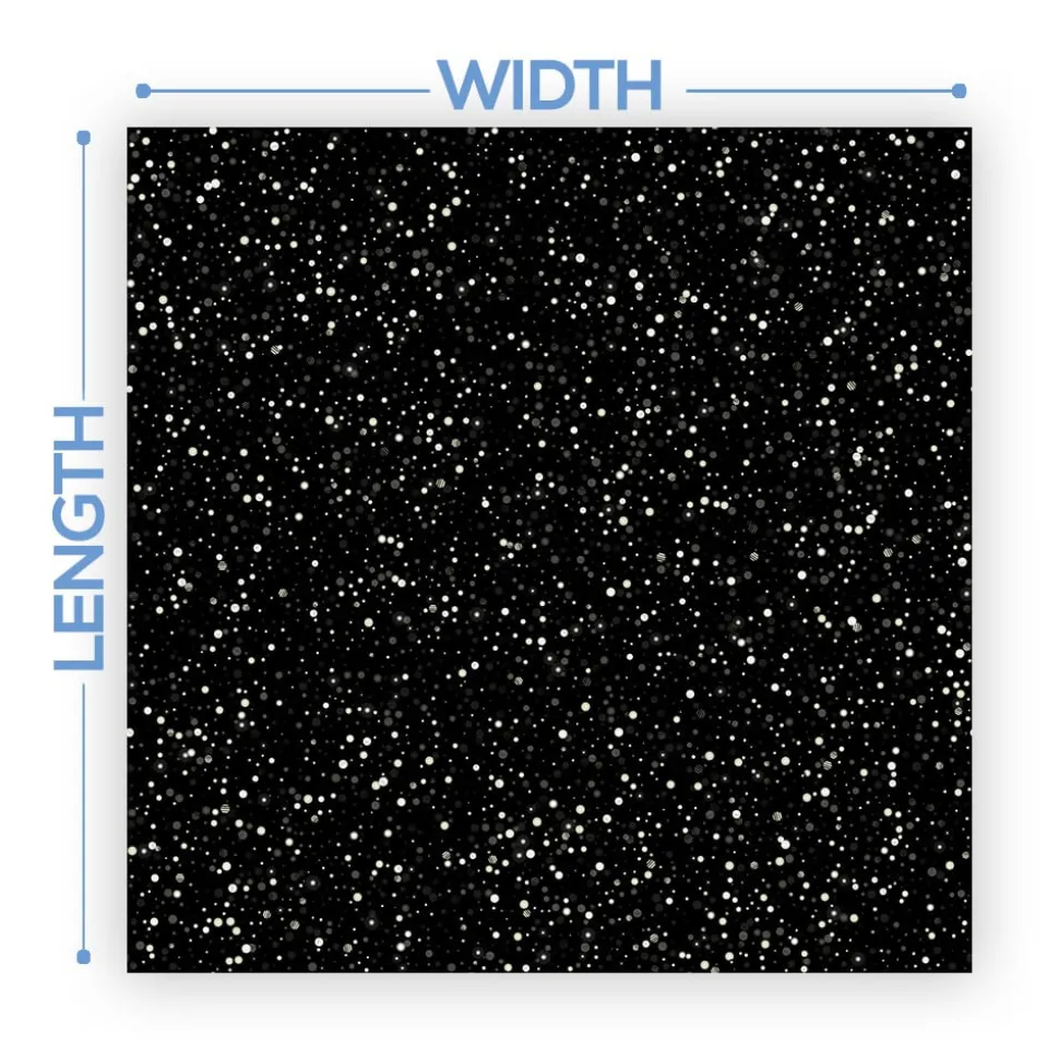 Premium Vinyl Dance Floor Wrap Custom Size - New Year's Day Let It Sparkle