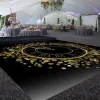 Premium Vinyl Dance Floor Wrap Custom Size - New Year's Day Strike Of The Clock