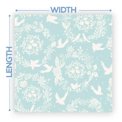 Premium Vinyl Dance Floor Wrap Custom Size - Easter Day Spring Doves