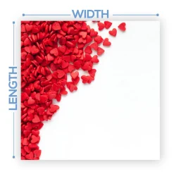 Premium Vinyl Dance Floor Wrap Custom Size - Valentines Day Mini Infatuation