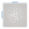 Premium Vinyl Dance Floor Wrap Custom Size - Christmas Day Christmas Damask
