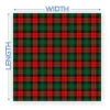 Premium Vinyl Dance Floor Wrap Custom Size - Christmas Day Saint Nicks Plaid