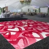 Premium Vinyl Dance Floor Wrap Custom Size - Valentines Day Flutter Love
